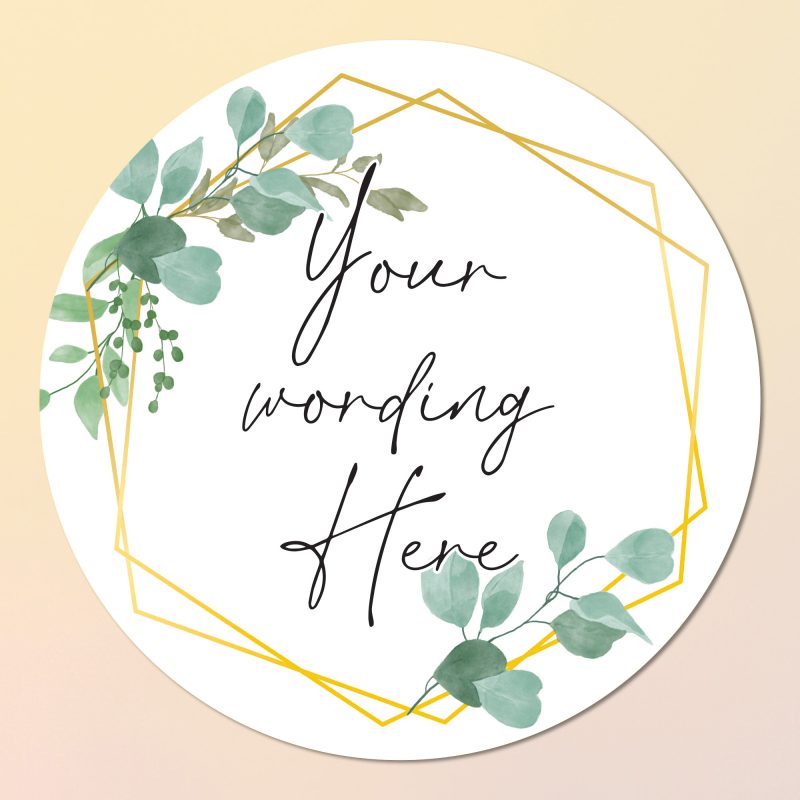 Custom text stickers