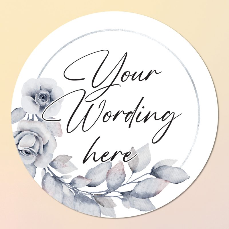 Custom text stickers