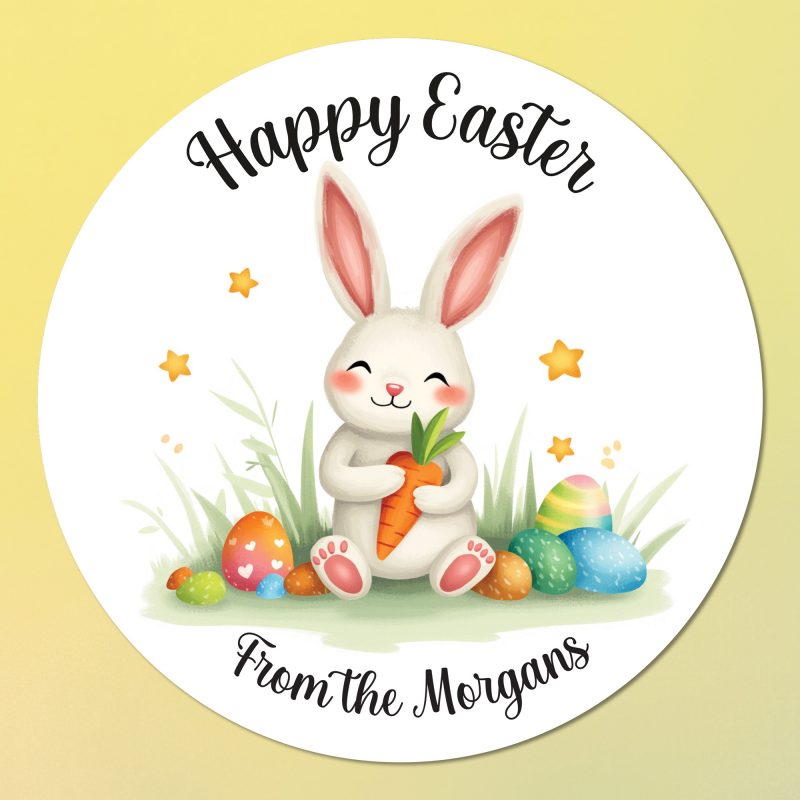 Custom easter stickers