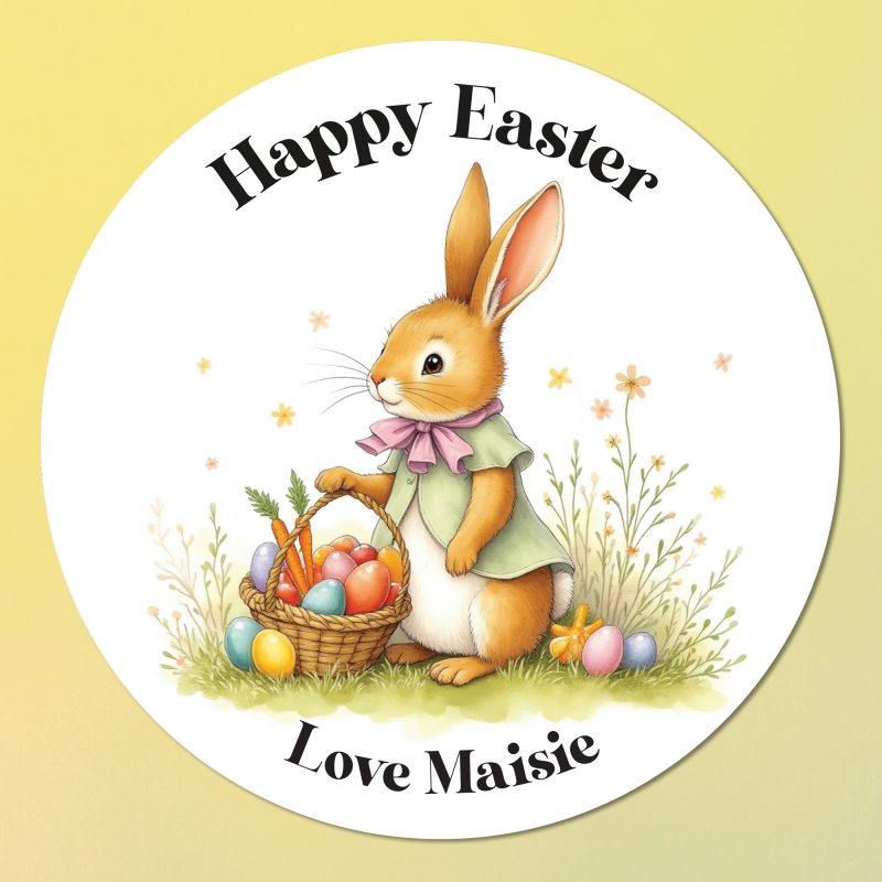 Custom easter stickers