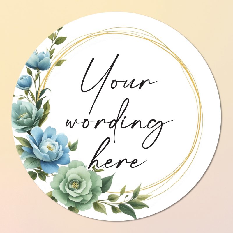 Custom text stickers