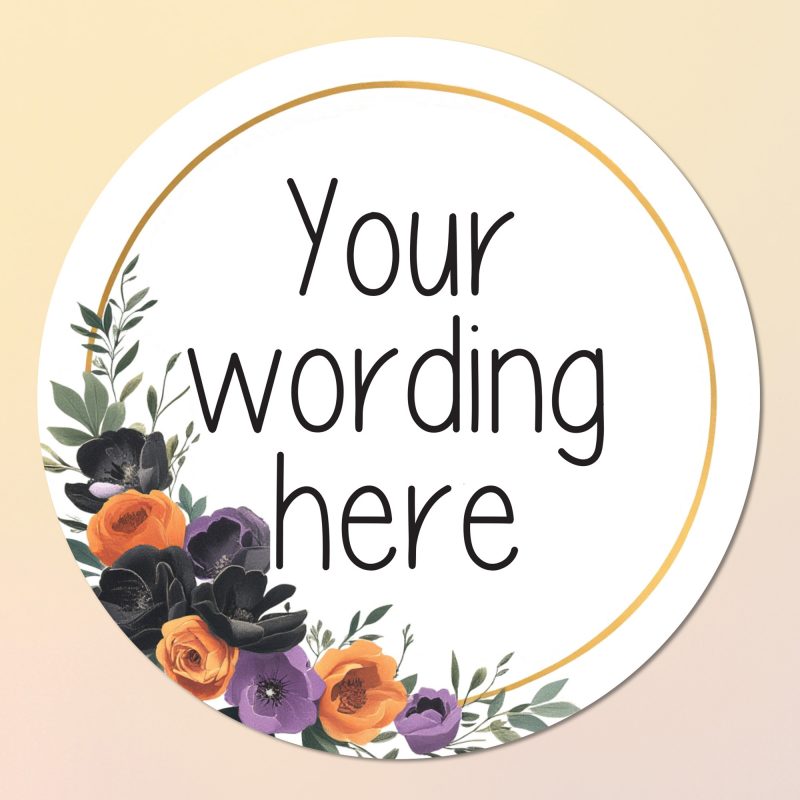 Custom text stickers