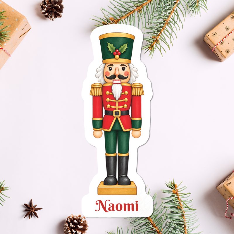 Personalised Christmas Nutcracker Stickers