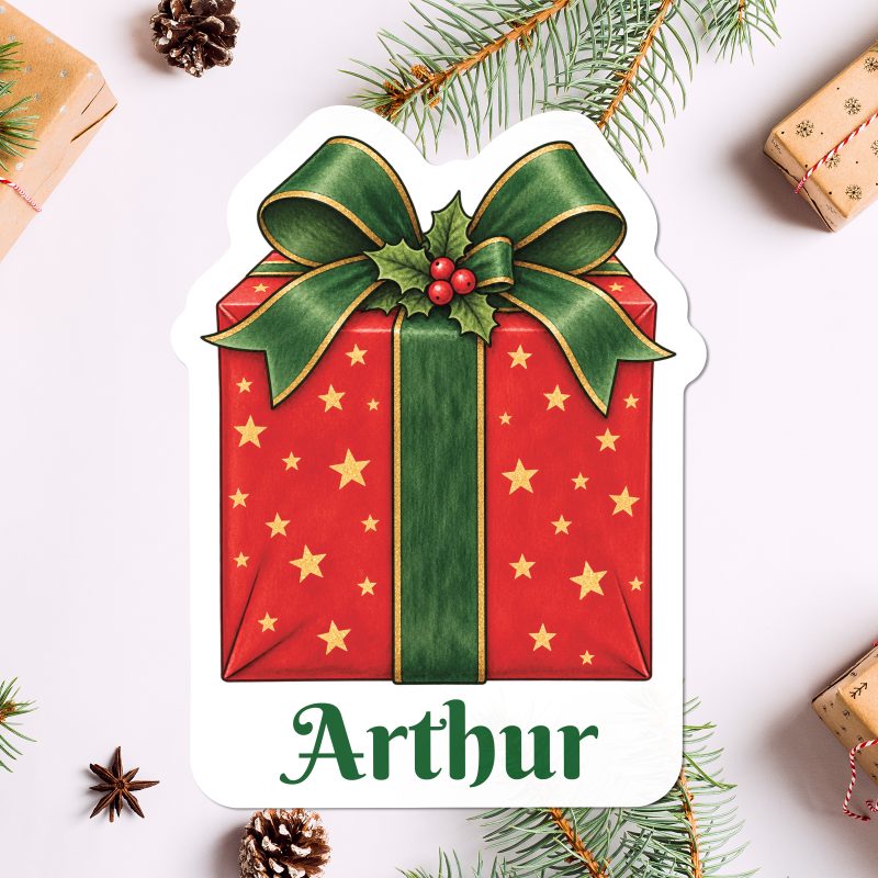 Personalised Christmas Present Stickers